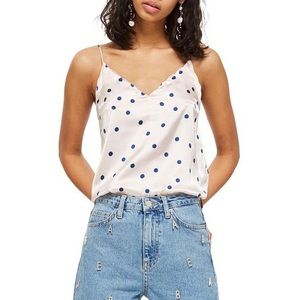 TOPSHOP Dot Camisole Top